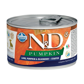 FARMINA N&D PUMPKIN Starter con Agnello, Zucca e Mirtillo 140 gr. - 