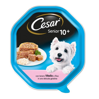 CESAR Senior 10+ Vitello e Riso in Gelatina 150 gr. - 