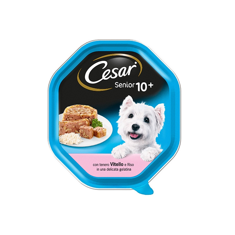 CESAR Senior 10+ Vitello e Riso in Gelatina 150 gr. - 