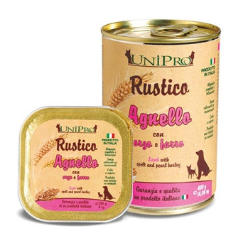 UNIPRO Rustico Agnello con Orzo e Farro 100 gr. - 