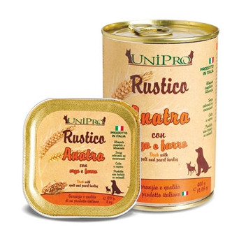 UNIPRO Rustico Anatra con Orzo e Farro 100 gr. - 