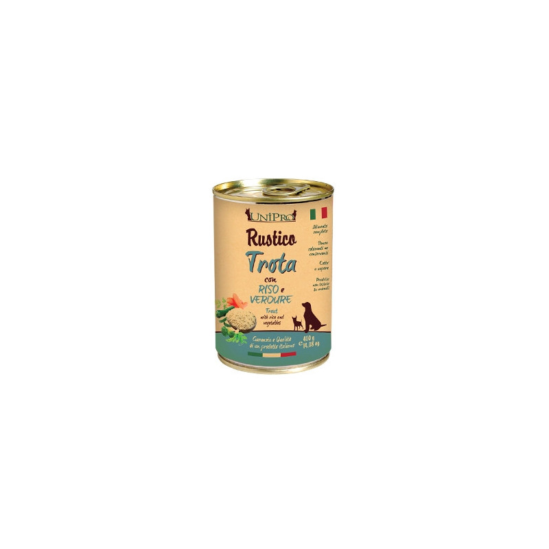 UNIPRO Rustico Trota con Riso e Verdure 400 gr. - 