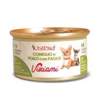 UNIPRO Viziami Coniglio e Pollo con Patate 85 gr. - 