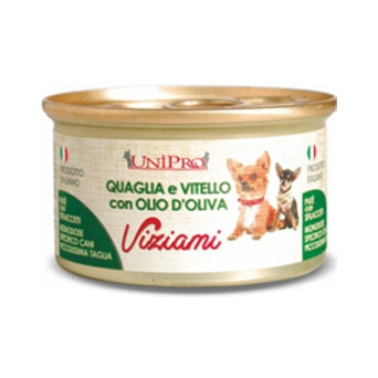 UNIPRO Viziami Quaglia e Vitello con Olio d'Oliva 85 gr. - 