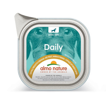 ALMO NATURE Daily Menu con con Pollo, Prosciutto e Formaggio 100 gr. - 