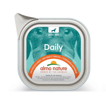 ALMO NATURE Daily Menu con Vitello e Carote 100 gr. - 