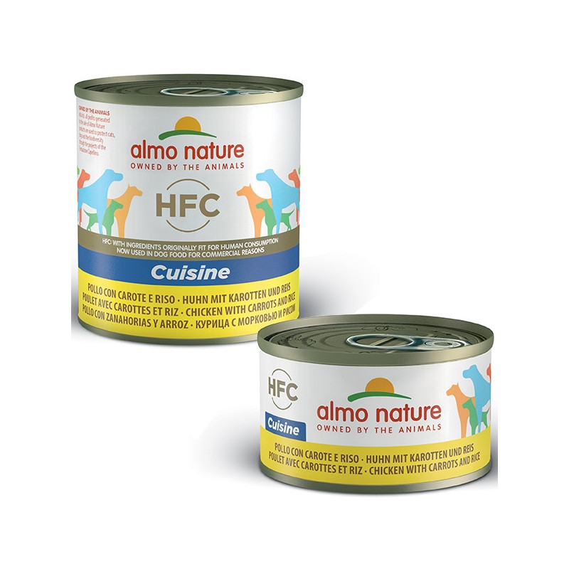 ALMO NATURE HFC Cuisine Pollo con Carote e Riso 95 gr. - 