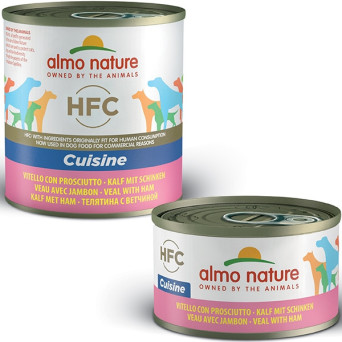 ALMO NATURE HFC Cuisine Kalbfleisch mit Schinken 280 gr.