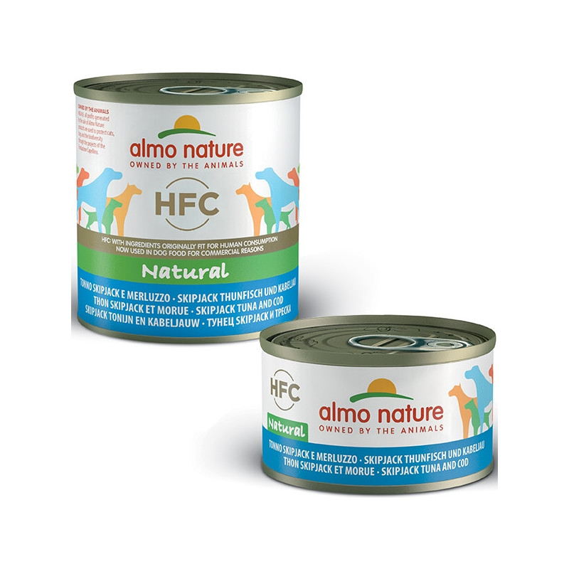 ALMO NATURE HFC Natural Tonno Skipjack e Merluzzo 280 gr. - 