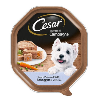 CESAR Country Recipes Huhn, Wild und Gemüse 150 gr.