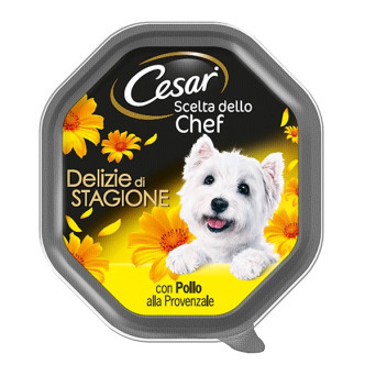 CESAR Chef's Choice Saisonale Köstlichkeiten mit provenzalischem Hühnchen 150 gr.