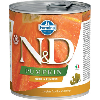 FARMINA N&D PUMPKIN con Quaglia e Zucca 285 gr. - 