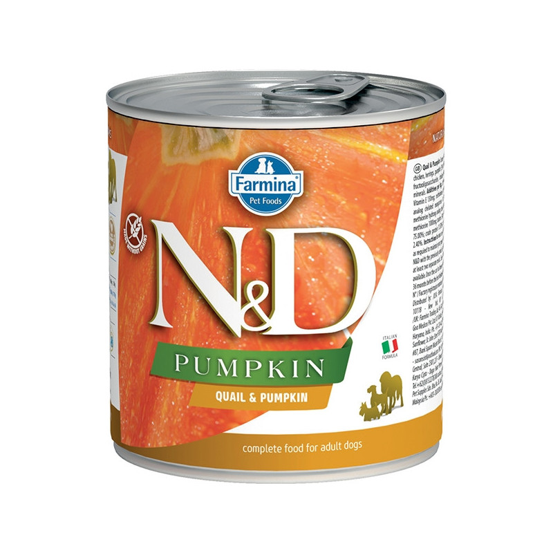 FARMINA N&D PUMPKIN con Quaglia e Zucca 285 gr. - 