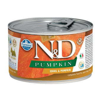 FARMINA N&D PUMPKIN Mini con Quaglia e Zucca 140 gr. - 