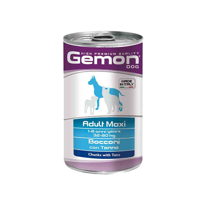 GEMON Adult Maxi Bocconi con Tonno 1,25 kg. - 