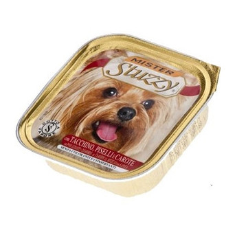 MISTER STUZZY Dog Tacchino, Piselli e Carote 150 gr. - 